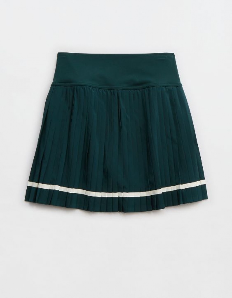 Aerie OFFLINE By All Aces Tennis Skirts Deep Green | NIW-816390