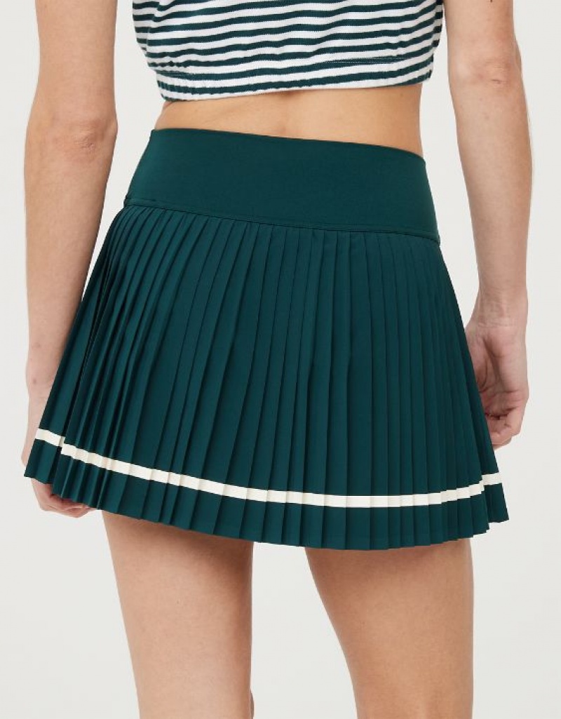 Aerie OFFLINE By All Aces Tennis Skirts Deep Green | NIW-816390