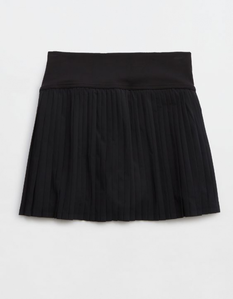 Aerie OFFLINE By All Aces Tennis Skirts Black | TQA-250869