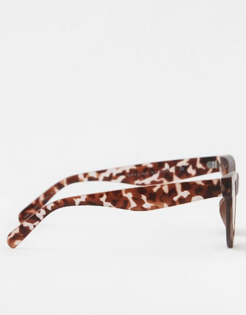 Aerie OFFLINE By Cateye Sunglasses Leopard | HPR-237840