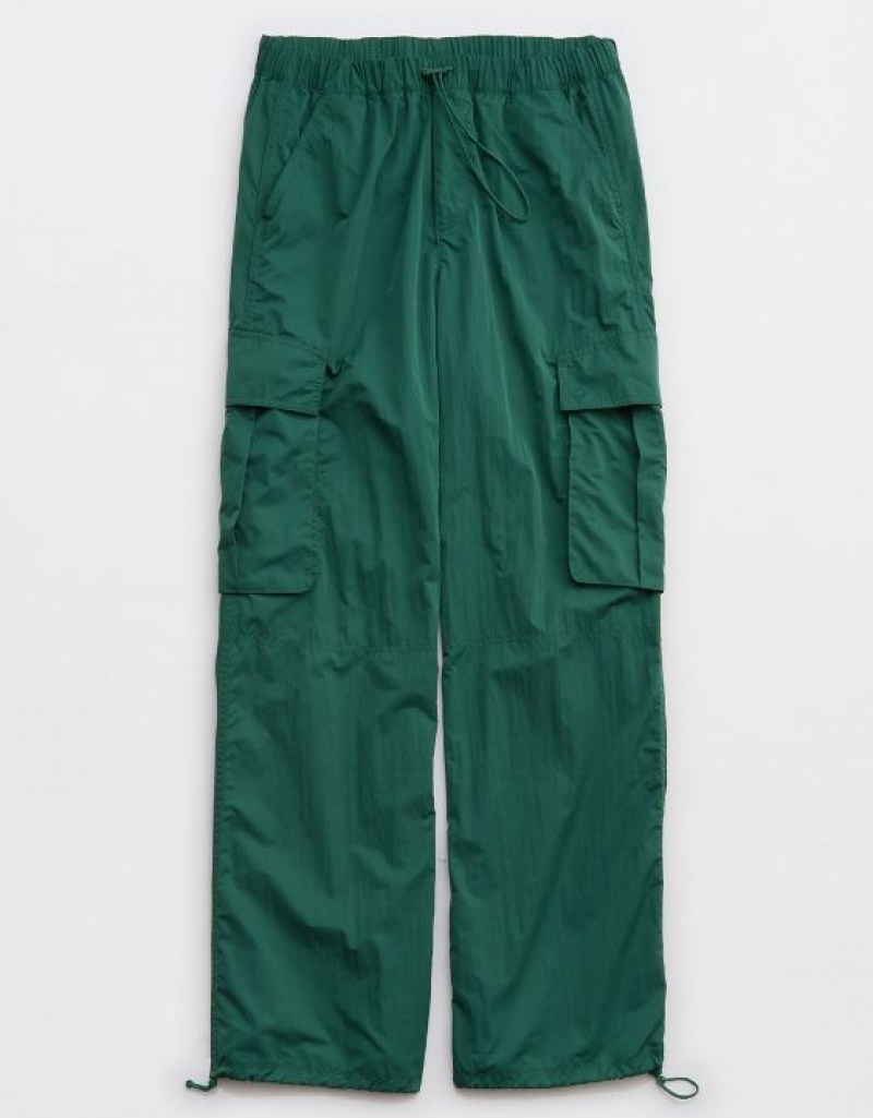 Aerie OFFLINE By Chill Moves Cargo Pants Green | SIL-013875