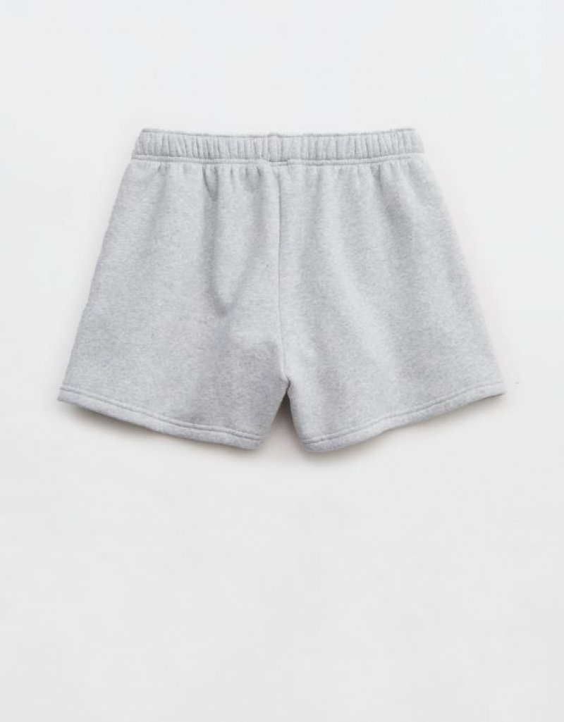 Aerie OFFLINE By Cloud Fleece Shorts Grey | PIZ-851769