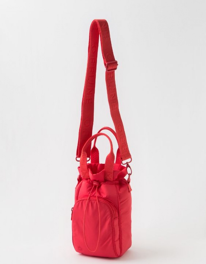 Aerie OFFLINE By Crossbody Water Bottle Bags Red | ORU-789152