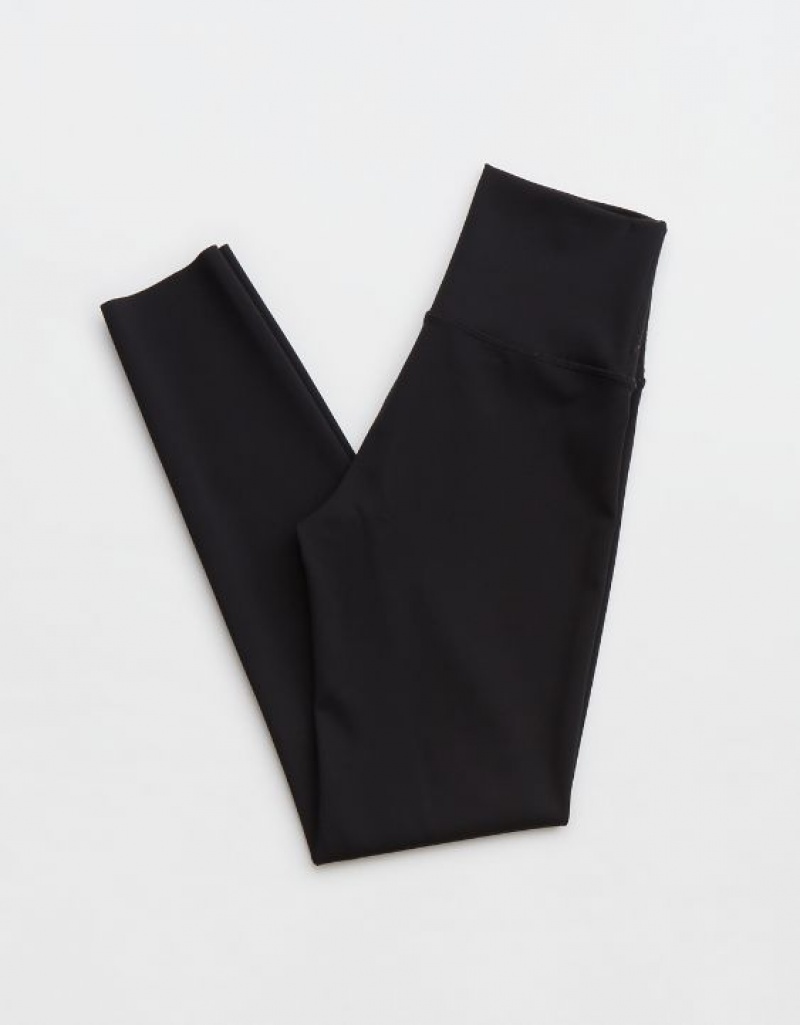 Aerie OFFLINE By Goals High Waisted Leggings Black | TYM-140632