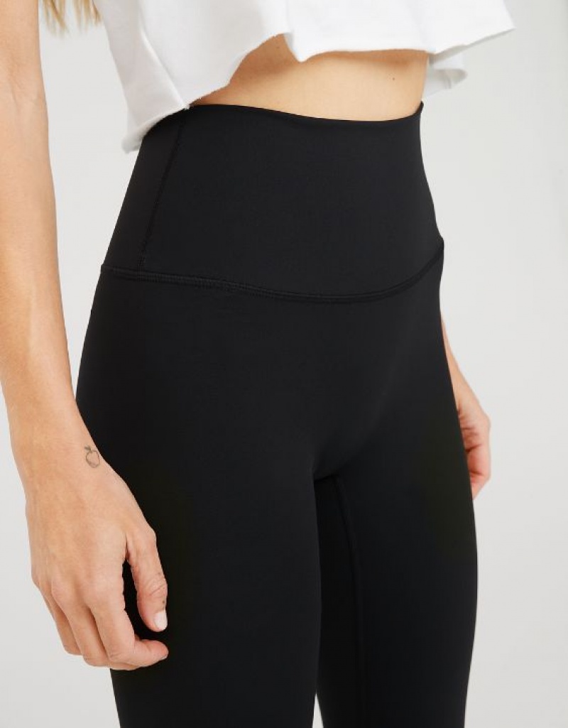 Aerie OFFLINE By Goals High Waisted Leggings Black | TYM-140632