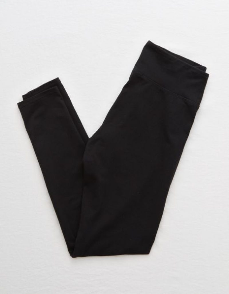 Aerie OFFLINE By OG Leggings Black | OIP-156028