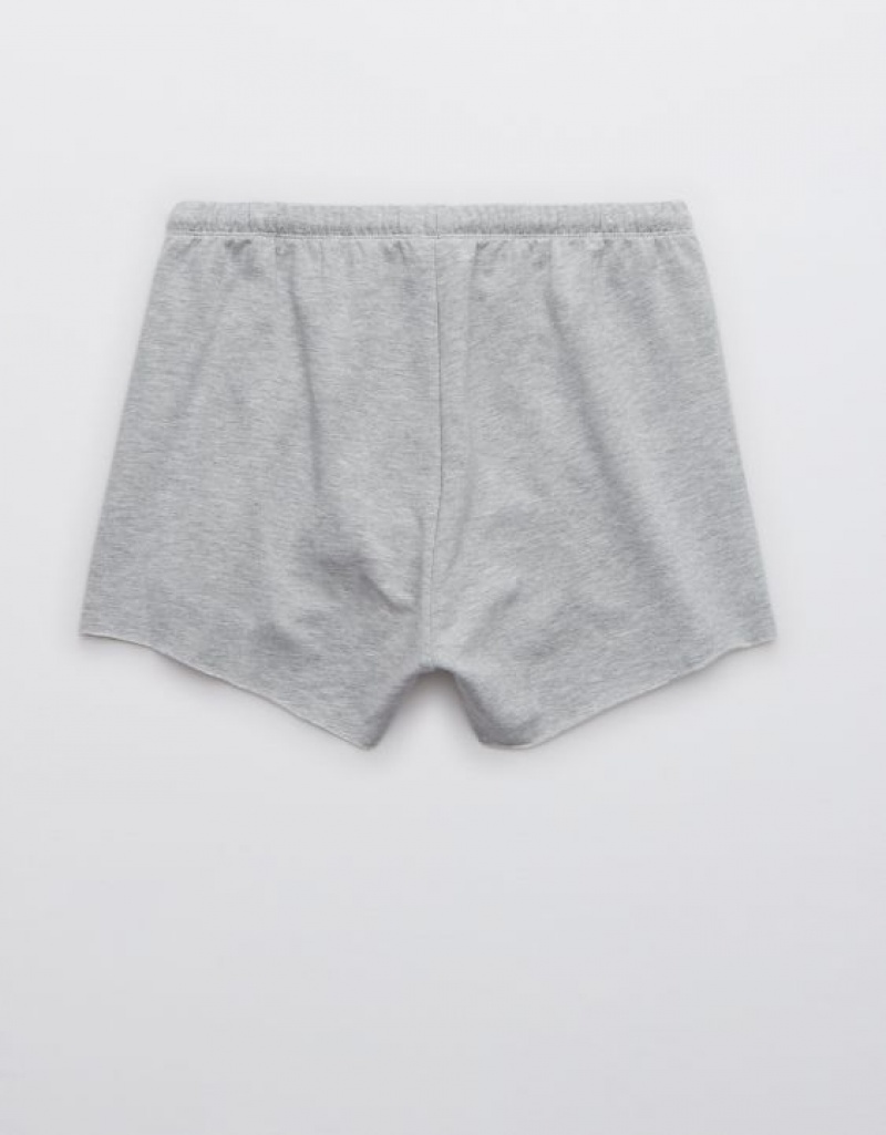 Aerie OFFLINE By OTT Fleece Shorts Grey | PIL-958140