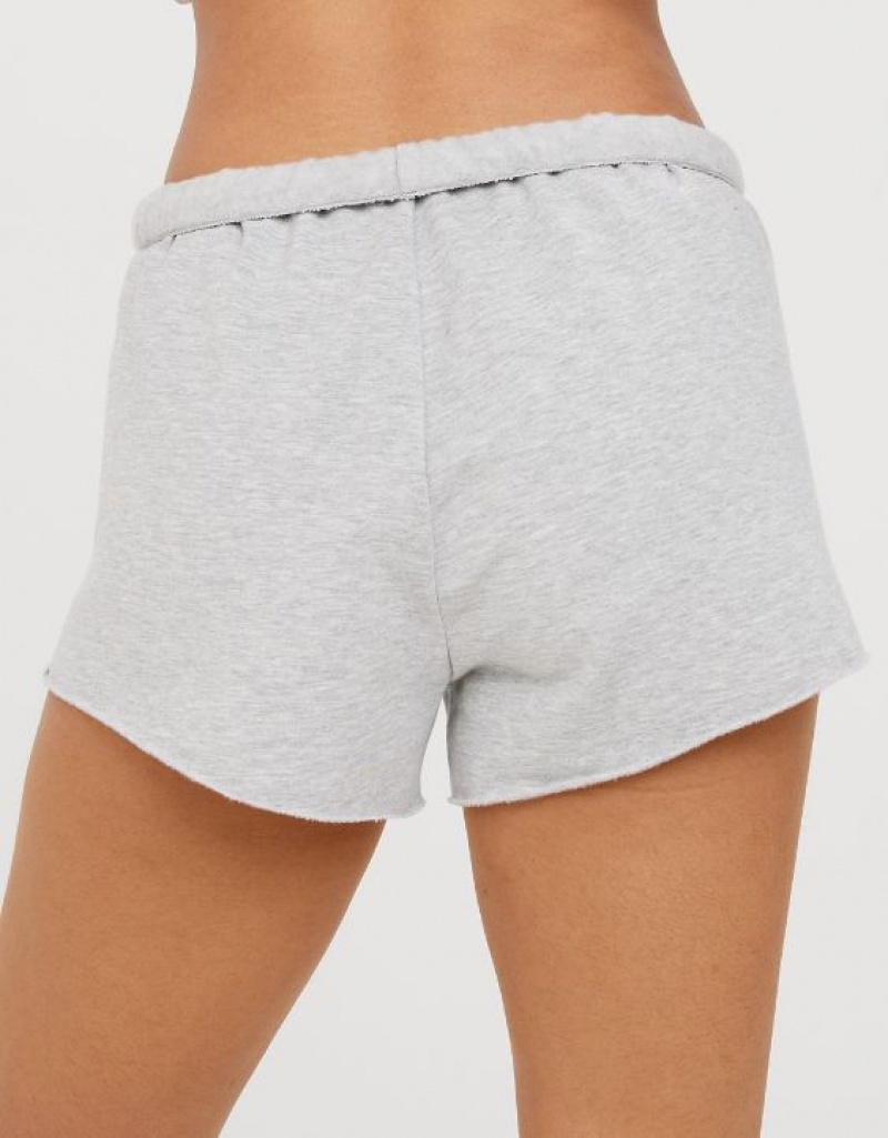 Aerie OFFLINE By OTT Fleece Shorts Grey | PIL-958140