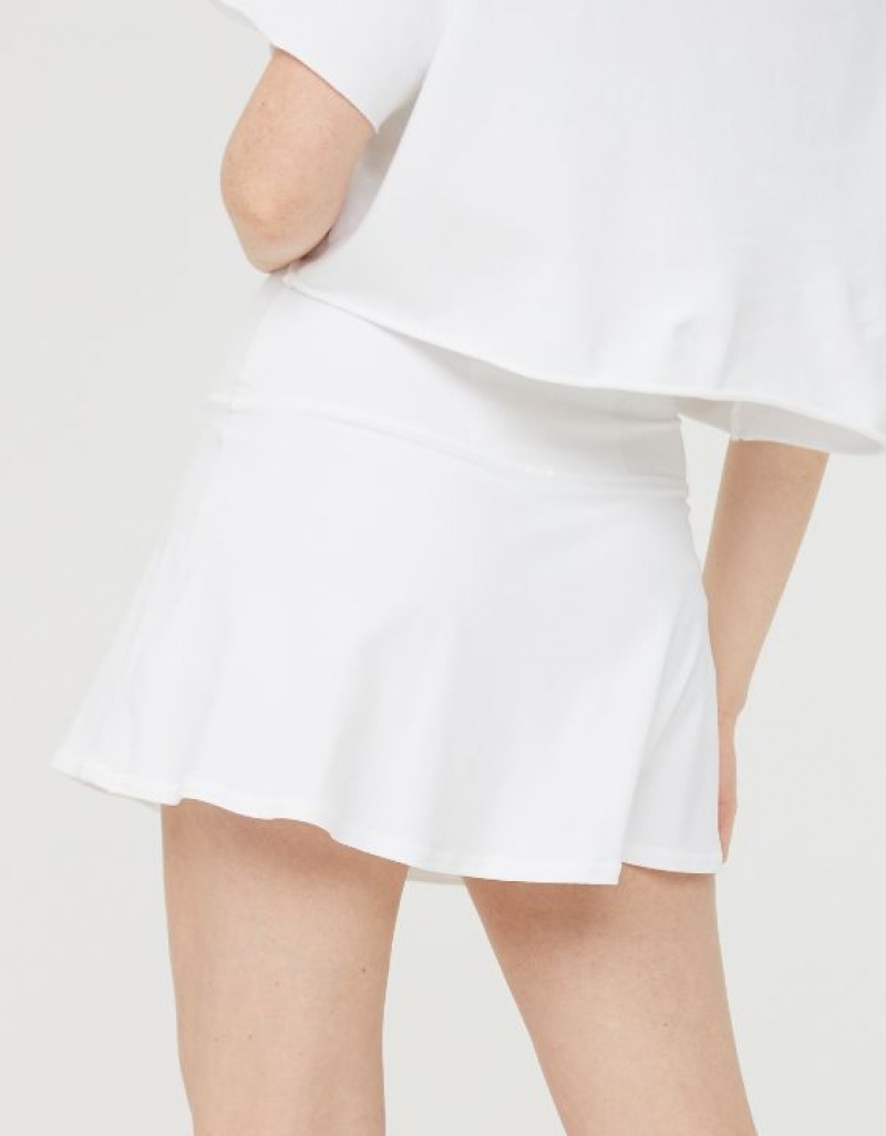 Aerie OFFLINE By Real Me Crossover Tennis Skirts White | RXL-243815