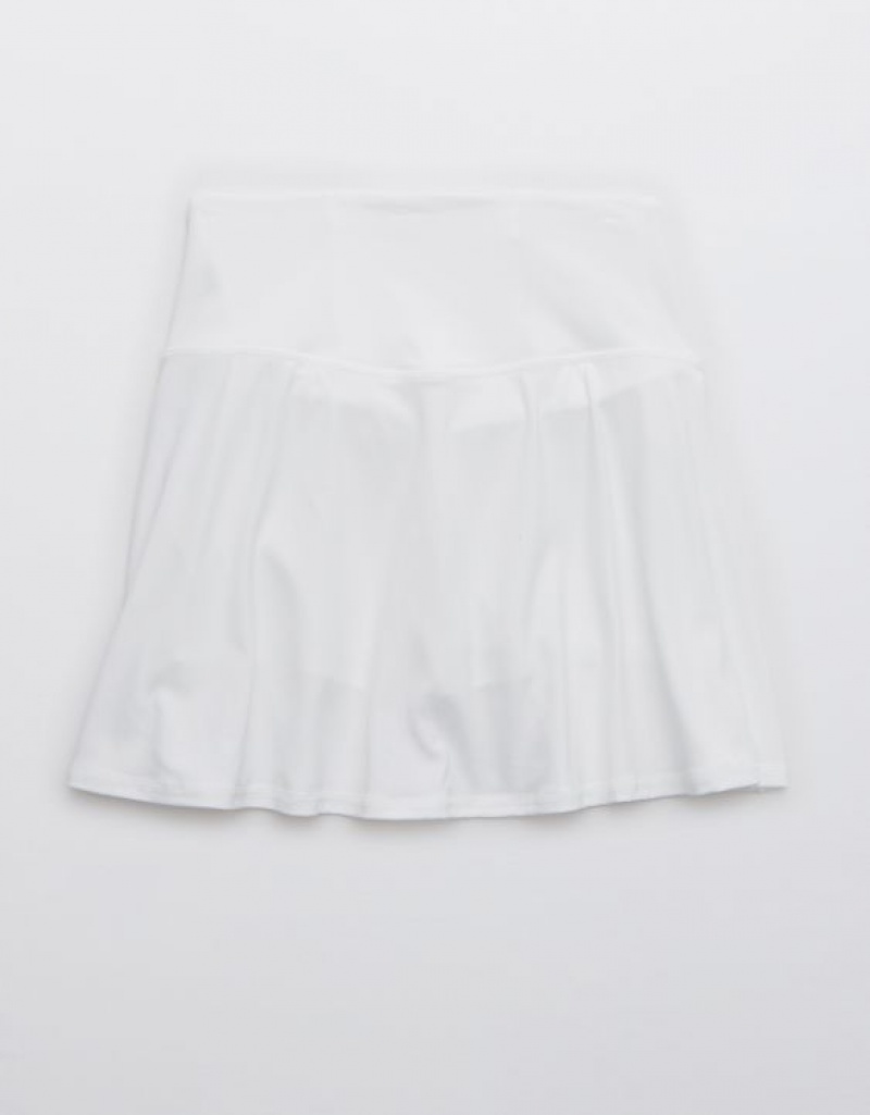 Aerie OFFLINE By Real Me Crossover Tennis Skirts White | RXL-243815