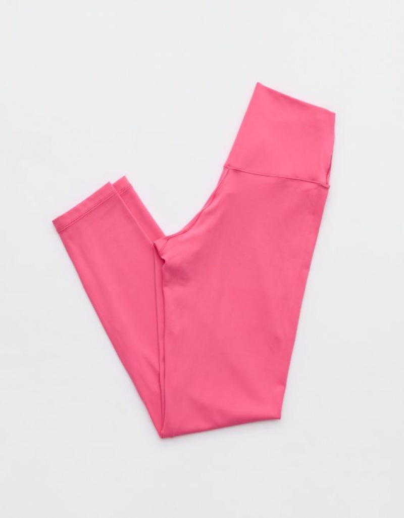 Aerie OFFLINE By Real Me High Waisted Crossover Leggings Pink | XCL-624153