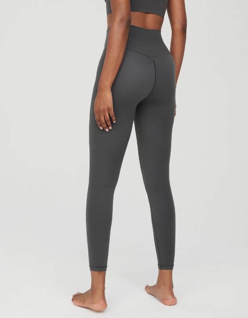 Aerie OFFLINE By Real Me High Waisted Crossover Leggings Grey | KGT-621945