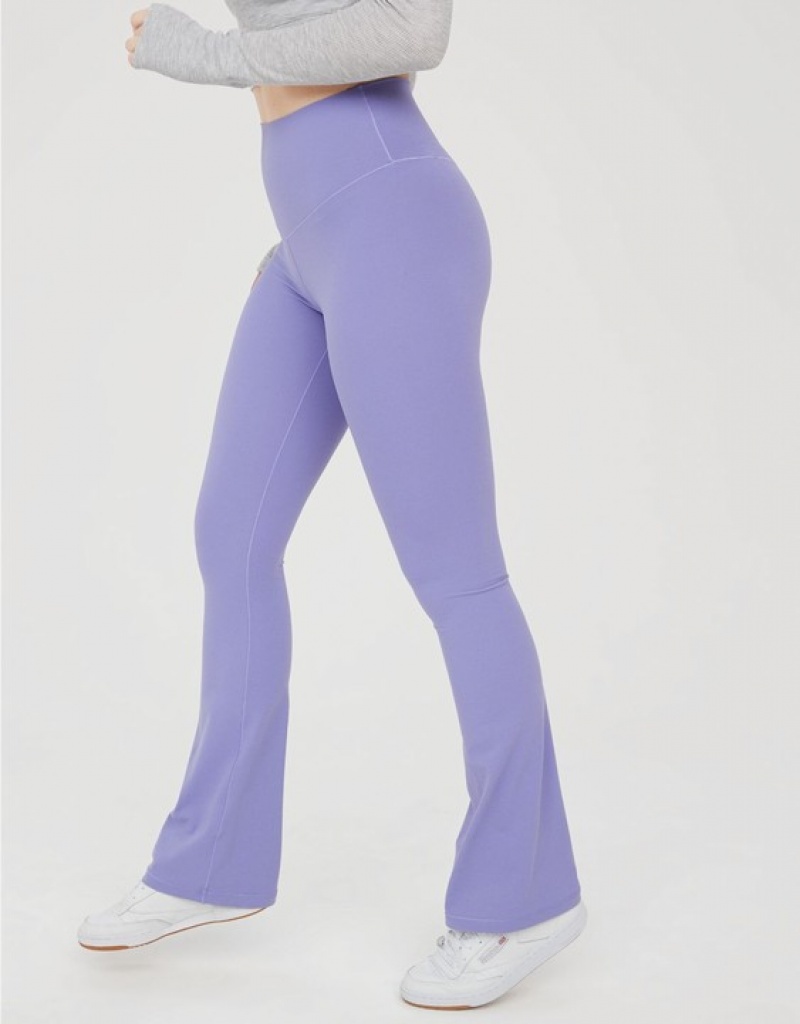 Aerie OFFLINE By Real Me Xtracut Leggings Purple | OGN-908756