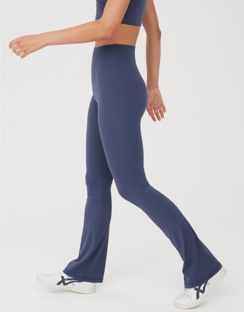 Aerie OFFLINE By Real Me Xtracut Leggings Blue | KTY-695032