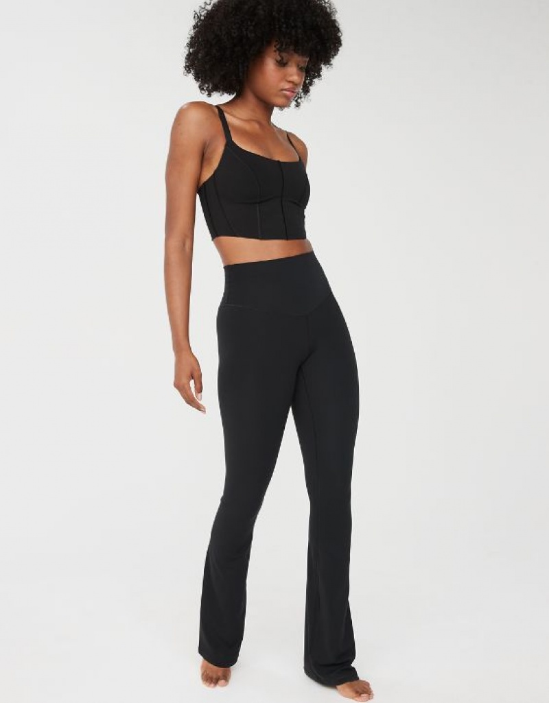 Aerie OFFLINE By Real Me Xtracut Leggings Black | VGN-054127