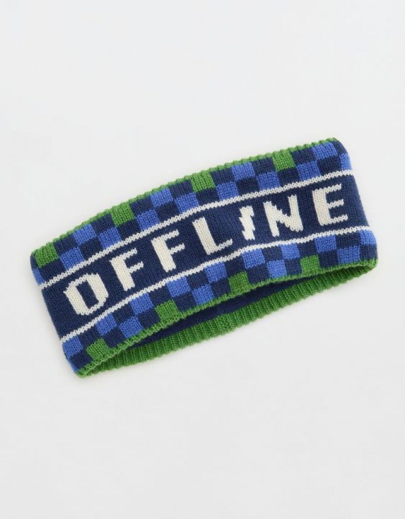 Aerie OFFLINE By Ski Ear Warmer Hats Navy | OMD-260315