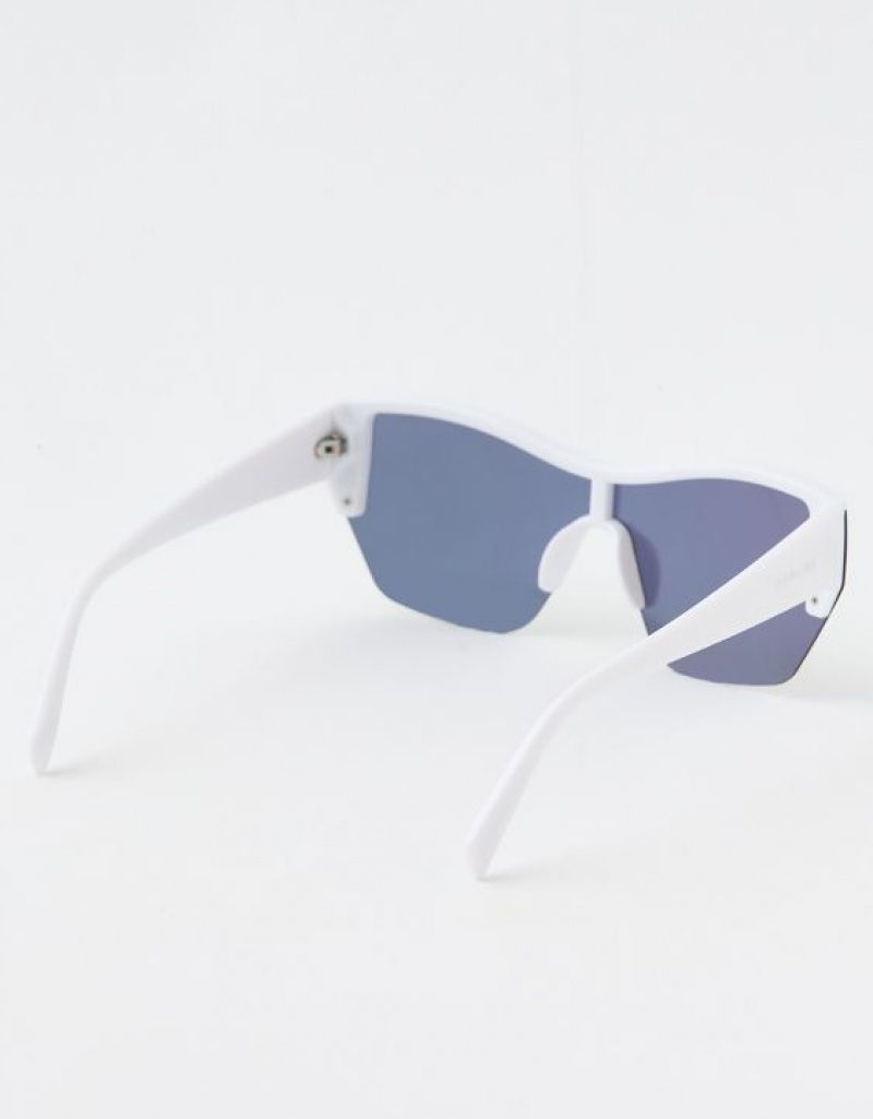 Aerie OFFLINE By SportStar Polarized Sunglasses White | EUD-613890