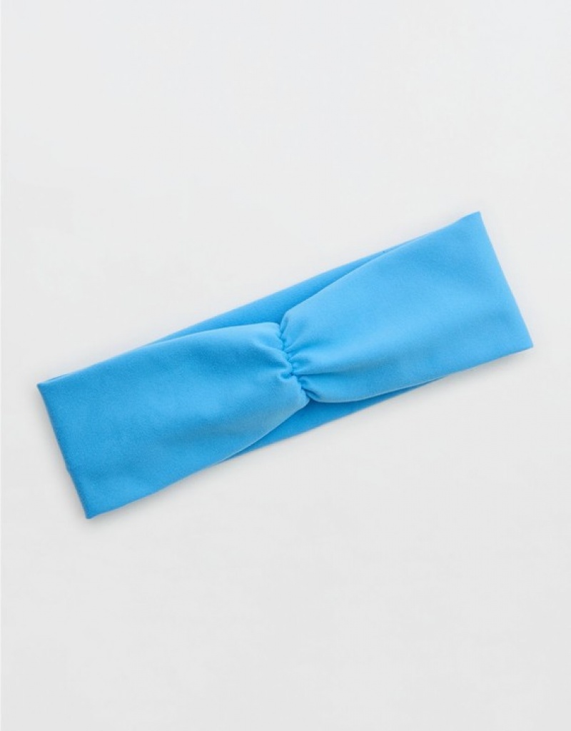 Aerie OFFLINE By The Hugger Cinch Hair Accessories Blue | JUC-639247