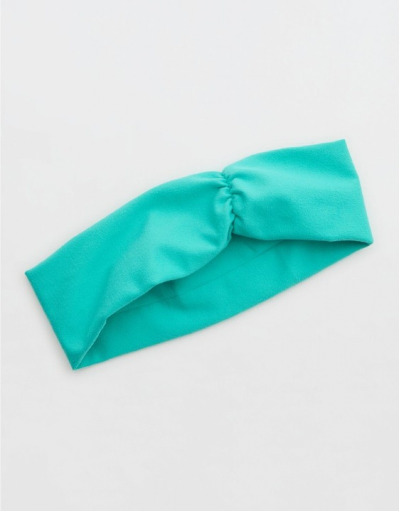 Aerie OFFLINE By The Hugger Cinch Hair Accessories Turquoise | OTQ-215084