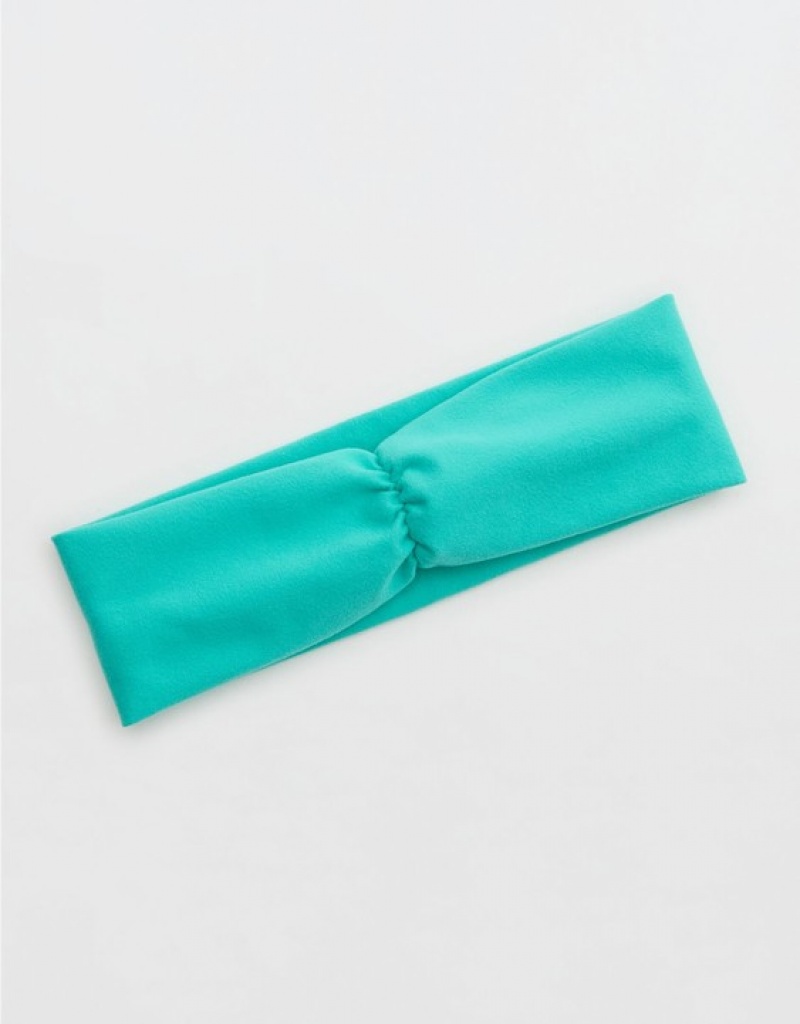 Aerie OFFLINE By The Hugger Cinch Hair Accessories Turquoise | OTQ-215084