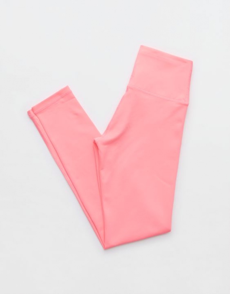 Aerie OFFLINE By The Hugger High Waisted Leggings Pink | TAY-689347