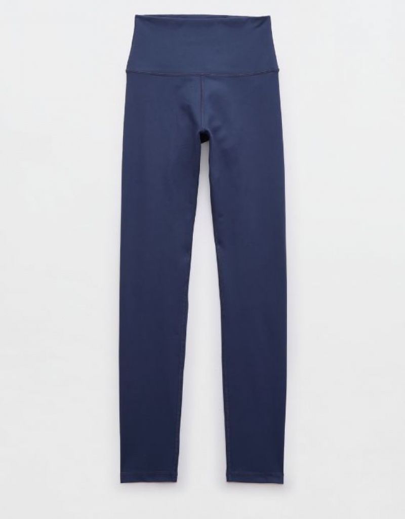 Aerie OFFLINE By The Hugger High Waisted Leggings Blue | PUN-634208