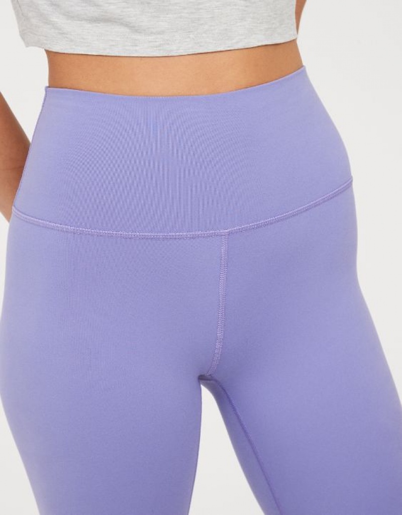 Aerie OFFLINE By The Hugger High Waisted Leggings Purple | HVG-596431