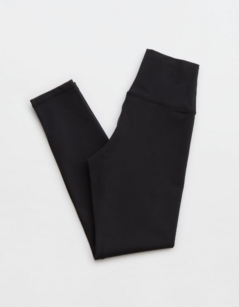 Aerie OFFLINE By The Hugger High Waisted Leggings Black | ZFP-816932