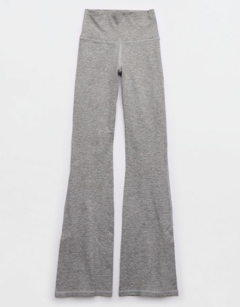 Aerie OFFLINE By The Hugger Split-Hemcut Leggings Grey | OMQ-047291