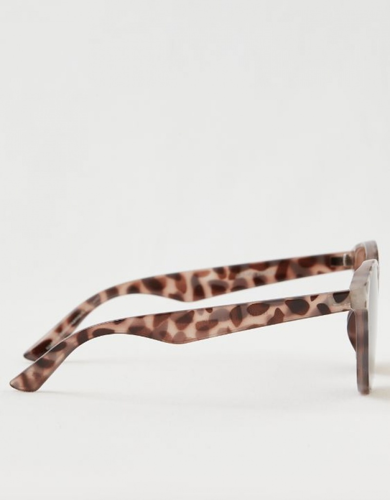 Aerie Peace Of Mind Sunglasses Leopard | CEW-390576