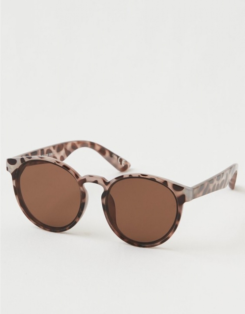 Aerie Peace Of Mind Sunglasses Leopard | CEW-390576