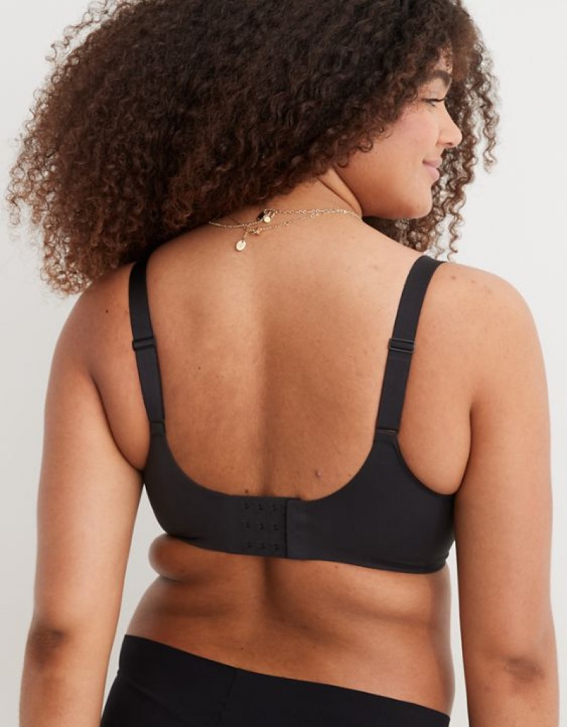 Aerie SMOOTHEZ Full Coverage Lightly Lined Bras Black | XDF-590423