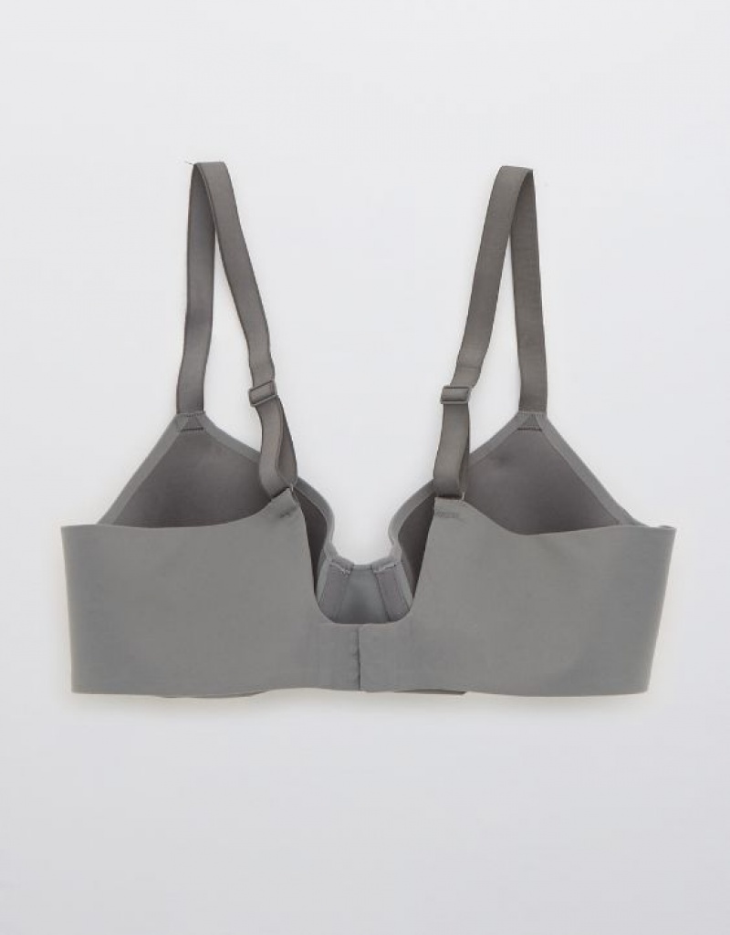 Aerie SMOOTHEZ Full Coverage Lightly Lined Bras Grey | WOX-524830