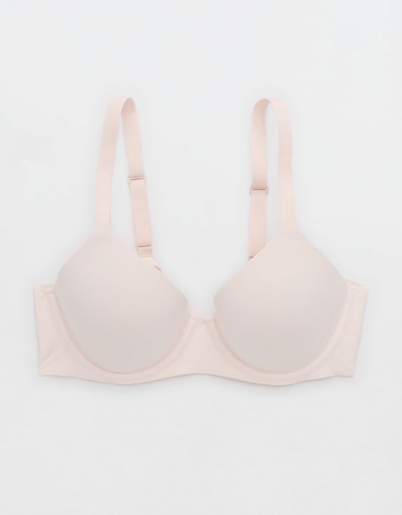 Aerie SMOOTHEZ Full Coverage Lightly Lined Bras Pink | ALU-164309