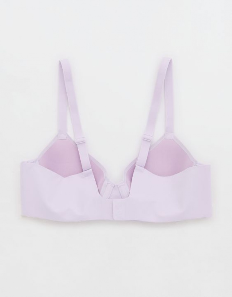 Aerie SMOOTHEZ Full Coverage Lightly Lined Bras Lavender | QJY-176408