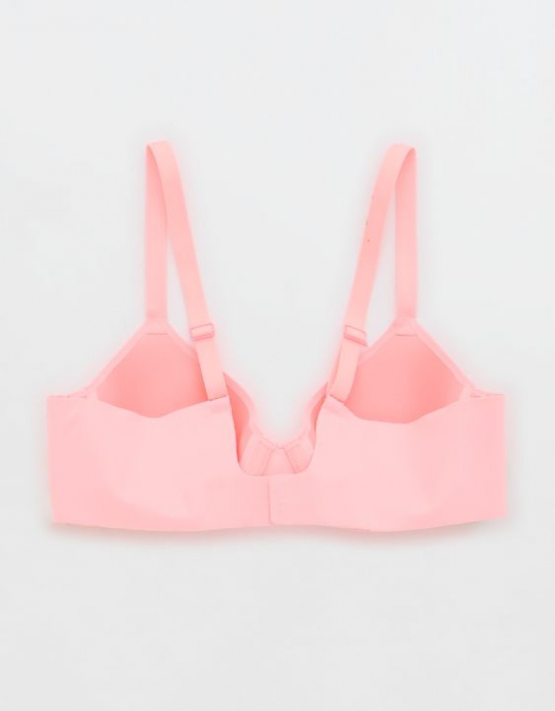 Aerie SMOOTHEZ Full Coverage Lightly Lined Bras Pink | DWI-032157