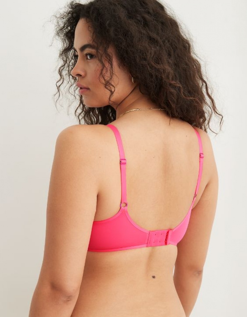 Aerie SMOOTHEZ Microfiber Unlined Bras Coral / Orange | VTR-017645