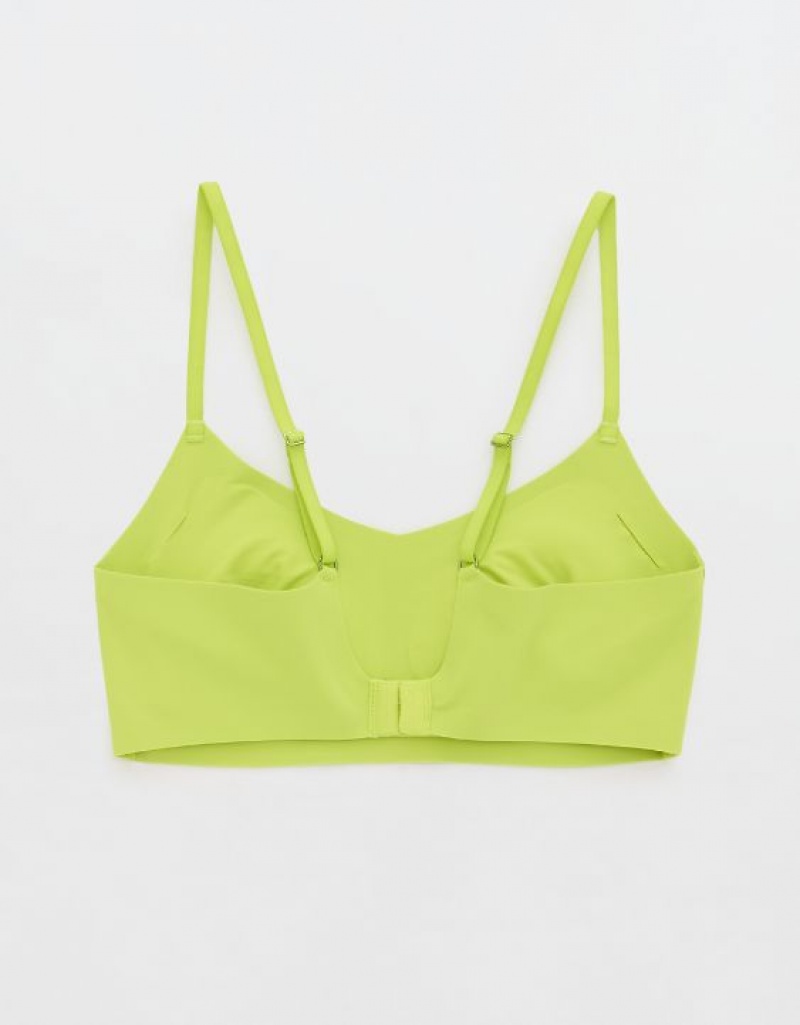 Aerie SMOOTHEZ Scooplette Bras Yellow | WDM-604381