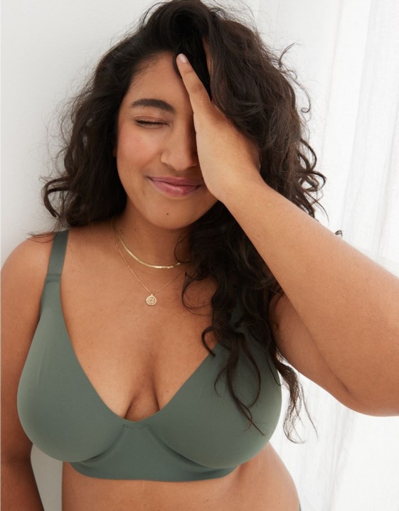 Aerie SMOOTHEZ Unlined Bras Royal | FGZ-150328