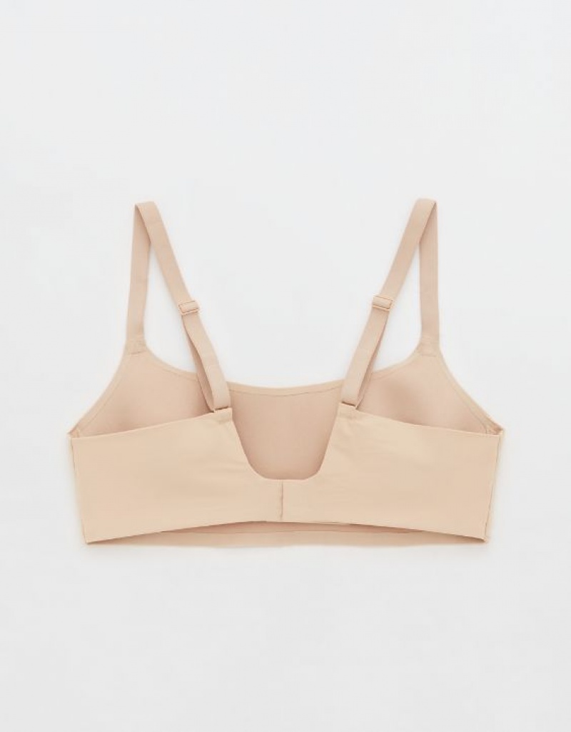 Aerie SMOOTHEZ-ish Wirelesslette Bras Beige | CYO-618593