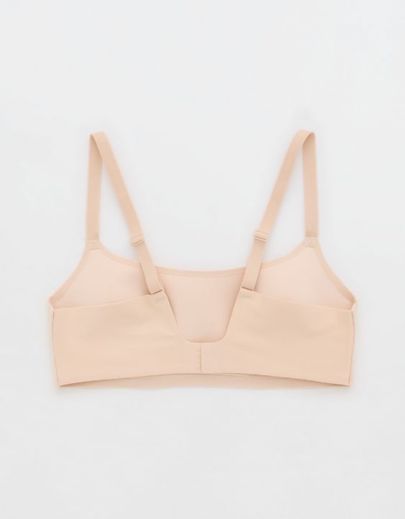 Aerie SMOOTHEZ-ish Wirelesslette Bras Beige | QAD-798154