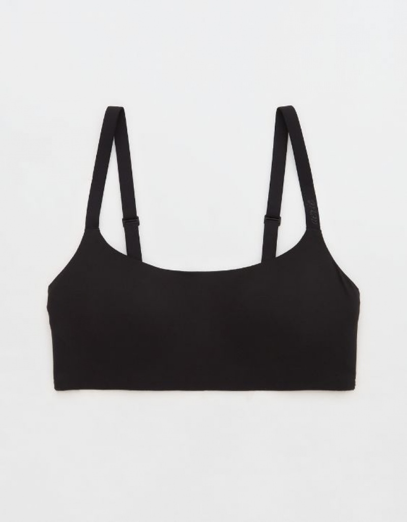 Aerie SMOOTHEZ-ish Wirelesslette Bras Black | ZTS-621549