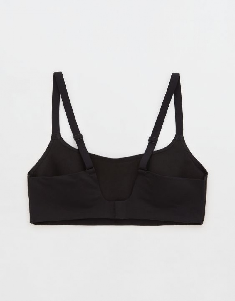 Aerie SMOOTHEZ-ish Wirelesslette Bras Black | ZTS-621549