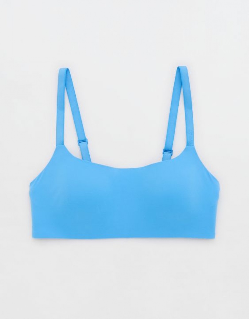 Aerie SMOOTHEZ-ish Wirelesslette Bras Blue | TFZ-805693