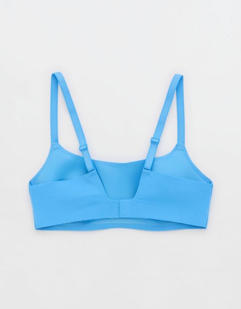 Aerie SMOOTHEZ-ish Wirelesslette Bras Blue | TFZ-805693