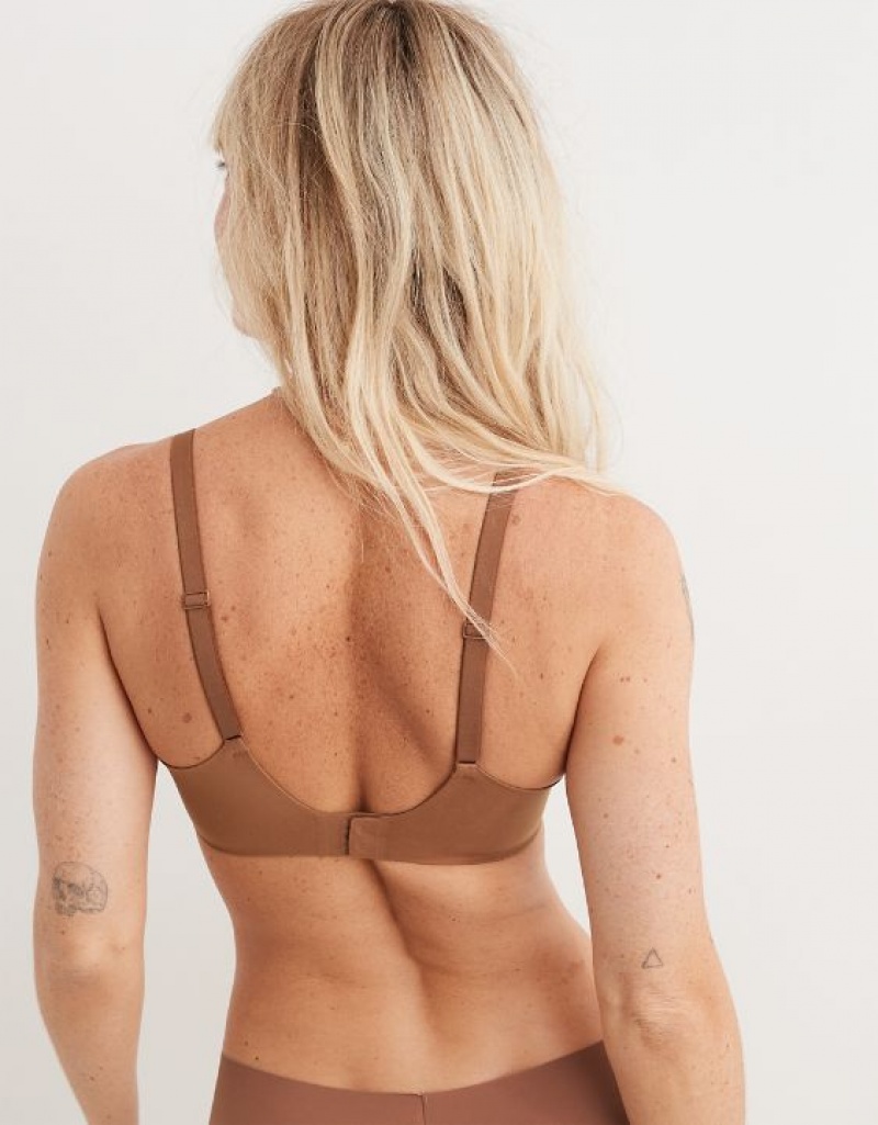 Aerie SMOOTHEZ-ish Wirelesslette Bras Brown | QVB-523049