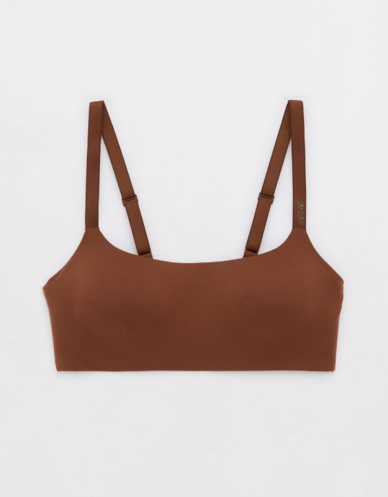 Aerie SMOOTHEZ-ish Wirelesslette Bras Brown | BAZ-436257