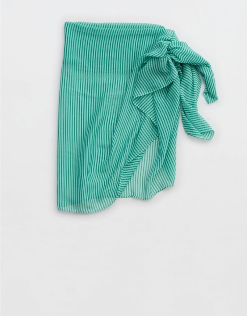 Aerie Sarong Skirts Green | TUK-904731