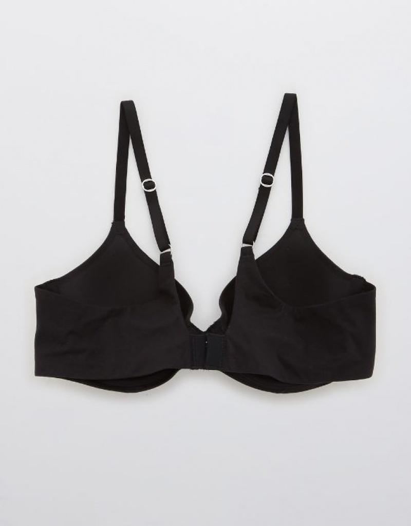 Aerie Sunnie Full Coverage Lightly Lined Bras Black | NRC-486319