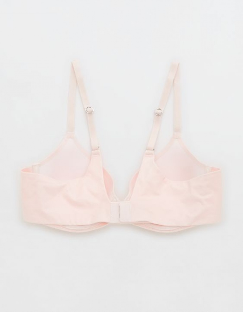 Aerie Sunnie Full Coverage Lightly Lined Bras Pink | KTF-437269